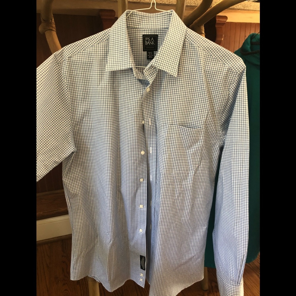 Checkered men’s dress shirt